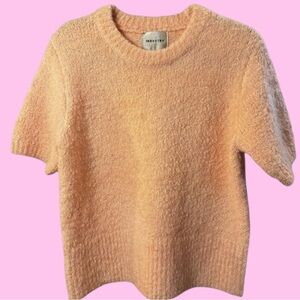 INDUSTRY Wool Blend Peach Fuzzy Sweater